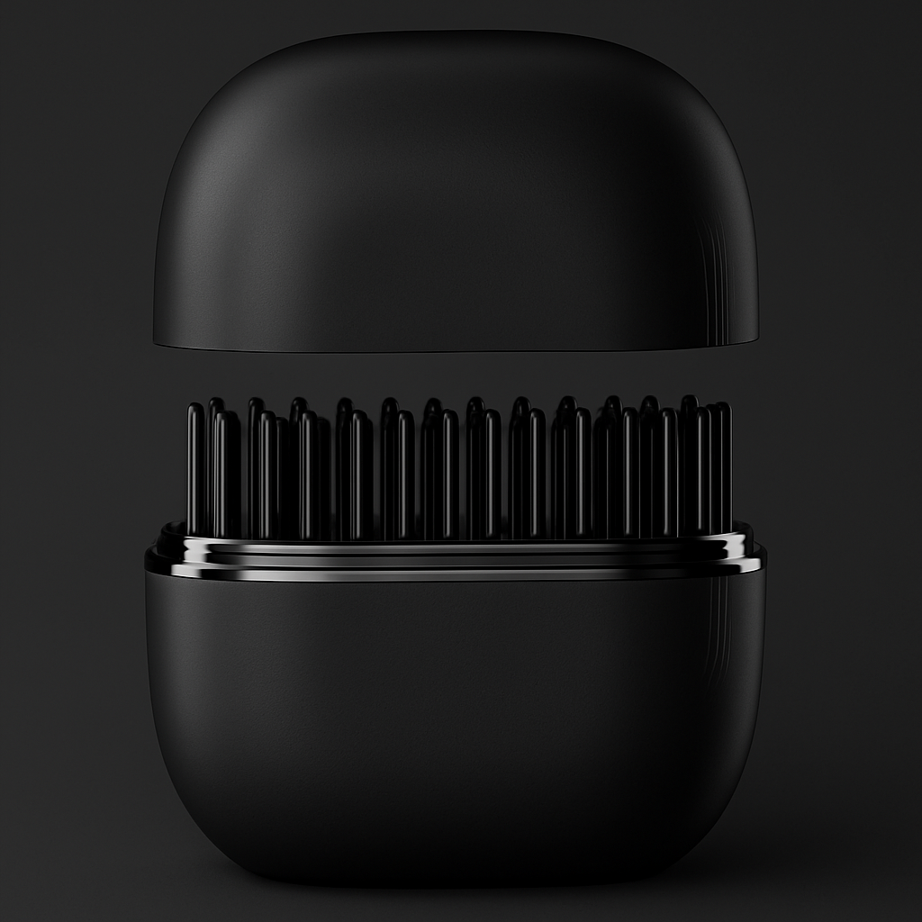 Mini spazzola lisciante – compatta, sicura e perfetta da portare in giro