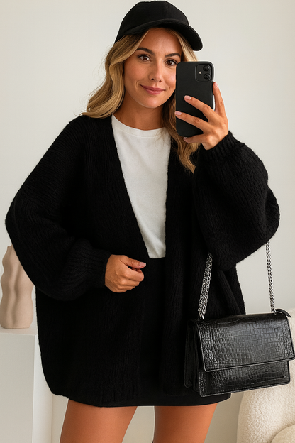 Kuscheliger Oversize-Strickcardigan
