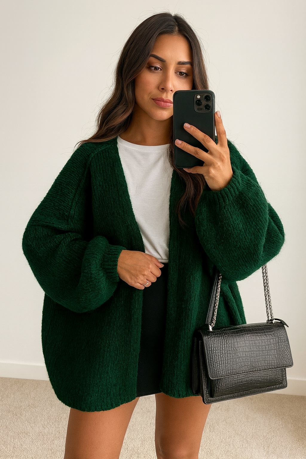 Kuscheliger Oversize-Strickcardigan