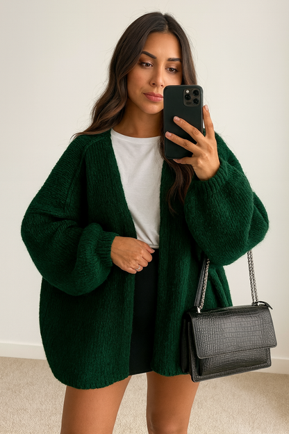 Kuscheliger Oversize-Strickcardigan