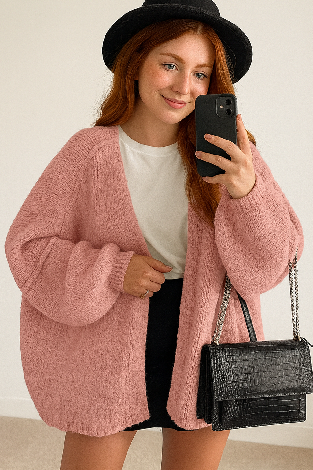 Kuscheliger Oversize-Strickcardigan