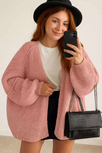 Kuscheliger Oversize-Strickcardigan